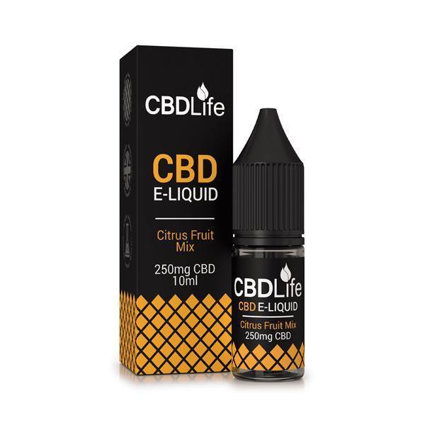 CBDLife 250mg CBD 10ml E-Liquid (70VG/30PG) - remedykartelcbd1stop