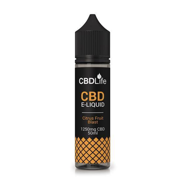 CBDLife 1250mg CBD 50ml E-Liquid (50VG/50PG) - remedykartelcbd1stop