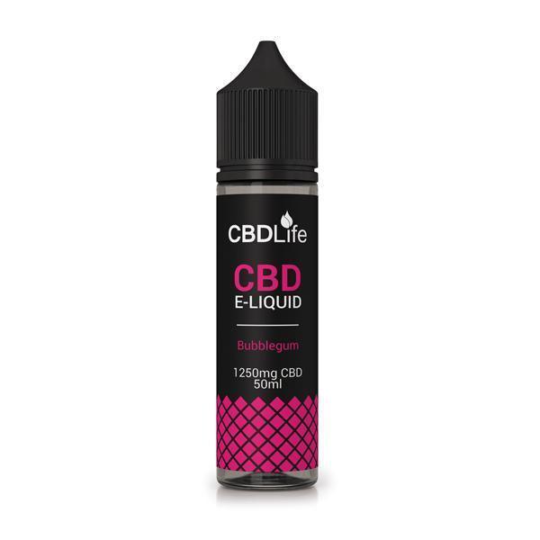 CBDLife 1250mg CBD 50ml E-Liquid (50VG/50PG) - remedykartelcbd1stop