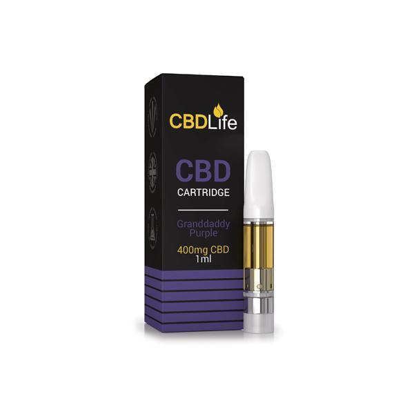 CBDLife 400mg Vape Pen Cartridge 1ml - remedykartelcbd1stop