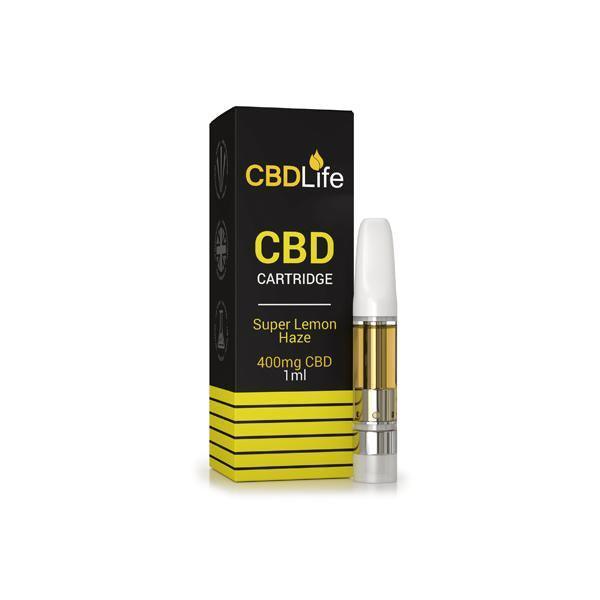 CBDLife 400mg Vape Pen Cartridge 1ml - remedykartelcbd1stop