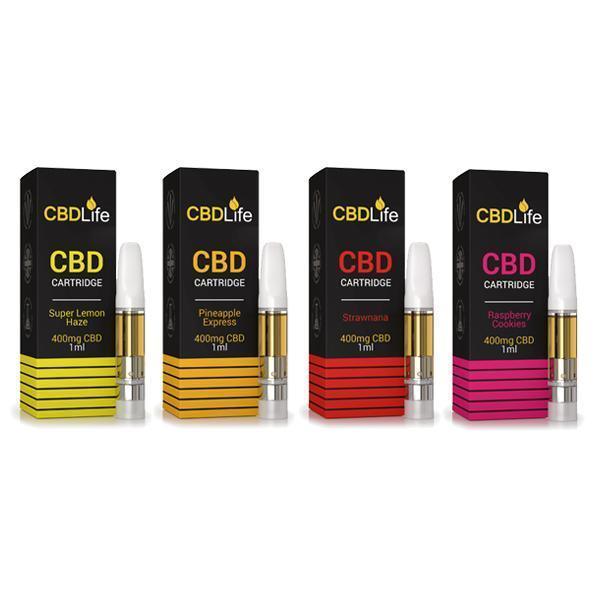 CBDLife 400mg Vape Pen Cartridge 1ml - remedykartelcbd1stop
