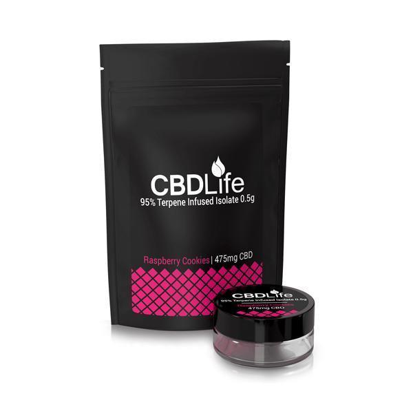 CBDLife 95% CBD Terpene Infused Isolate 0.5g - remedykartelcbd1stop