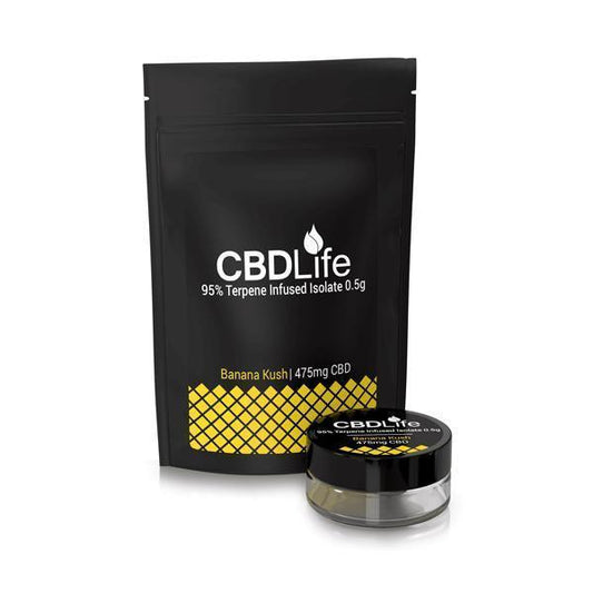 CBDLife 95% CBD Terpene Infused Isolate 0.5g - remedykartelcbd1stop