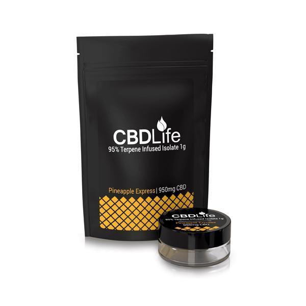 CBDLife 95% CBD Terpene Infused Isolate 1g - remedykartelcbd1stop