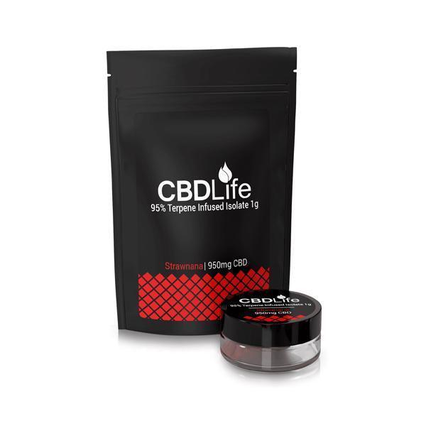 CBDLife 95% CBD Terpene Infused Isolate 1g - remedykartelcbd1stop