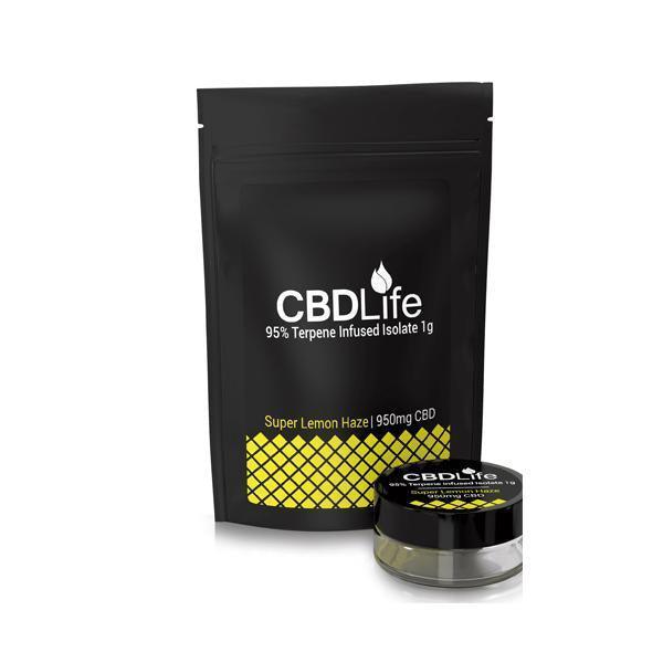 CBDLife 95% CBD Terpene Infused Isolate 1g - remedykartelcbd1stop
