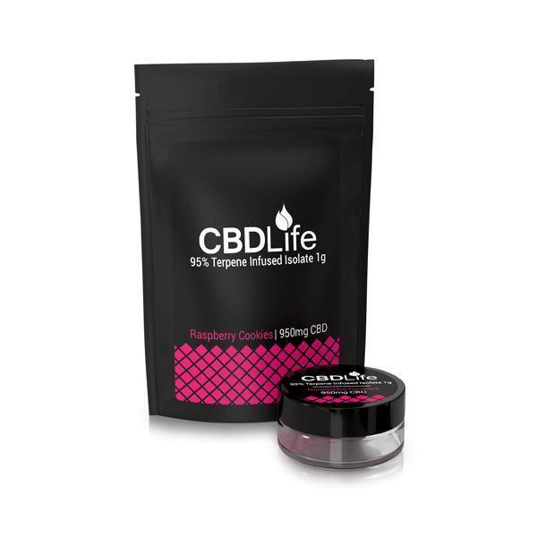 CBDLife 95% CBD Terpene Infused Isolate 1g - remedykartelcbd1stop