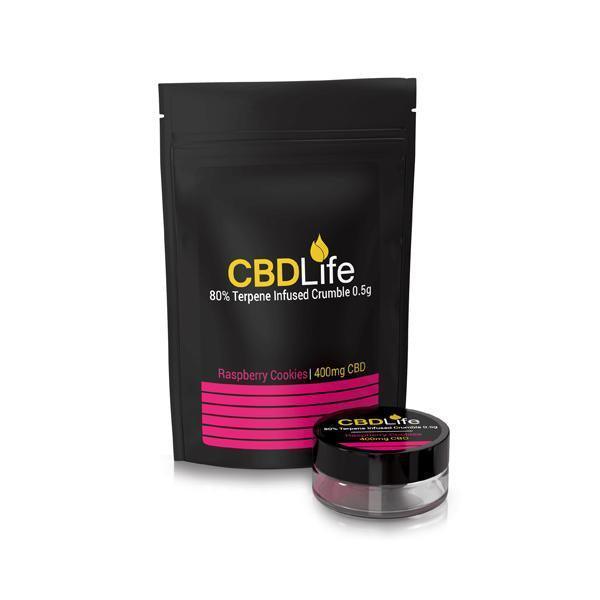 CBDLife 400mg CBD Terpene Infused Broad Spectrum Crumble 0.5g - remedykartelcbd1stop