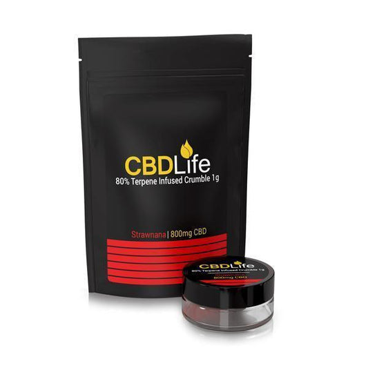 CBDLife 800mg CBD Terpene Infused Broad Spectrum Crumble 1g - remedykartelcbd1stop