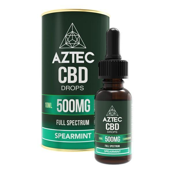 Aztec CBD Full Spectrum Hemp Oil 500mg CBD 10ml - remedykartelcbd1stop