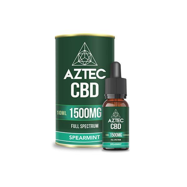Aztec CBD Full Spectrum Hemp Oil 1500mg CBD 10ml - remedykartelcbd1stop