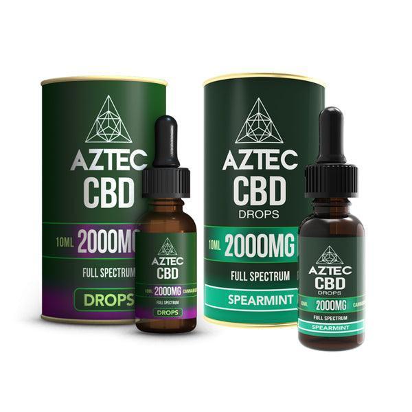 Aztec CBD Full Spectrum Hemp Oil 2000mg CBD 10ml - remedykartelcbd1stop