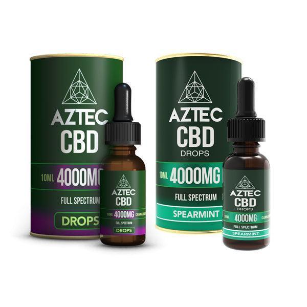 Aztec CBD Full Spectrum Hemp Oil 4000mg CBD 10ml - remedykartelcbd1stop
