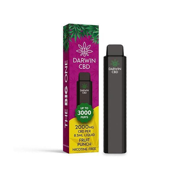 Darwin The Big One 2000mg CBD Disposable Vape Device 3000 Puffs - remedykartelcbd1stop