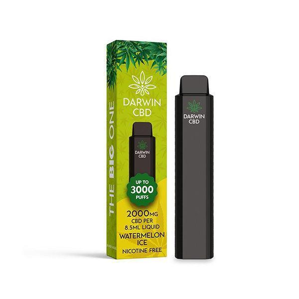 Darwin The Big One 2000mg CBD Disposable Vape Device 3000 Puffs - remedykartelcbd1stop