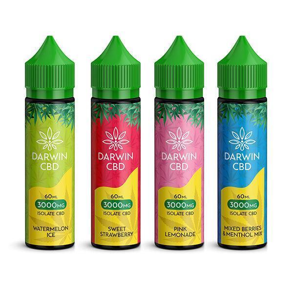 Darwin 3000mg CBD Isolate E-Liquid 60ml - remedykartelcbd1stop
