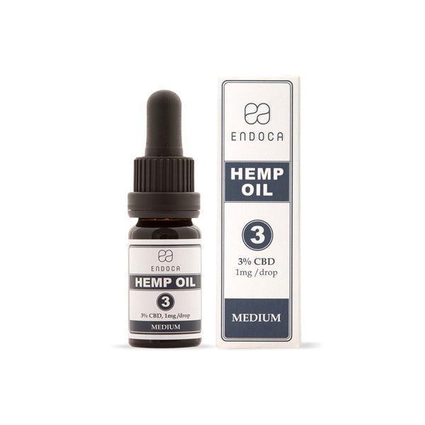 Endoca 300mg CBD Hemp Oil Drops 10ml - remedykartelcbd1stop