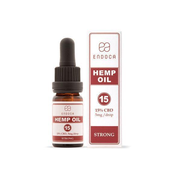 Endoca 1500mg Hemp Oil Drops 10ml - remedykartelcbd1stop
