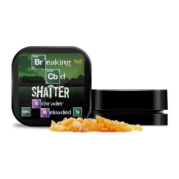 Breaking CBD 98% CBD Shatter - 1g - remedykartelcbd1stop