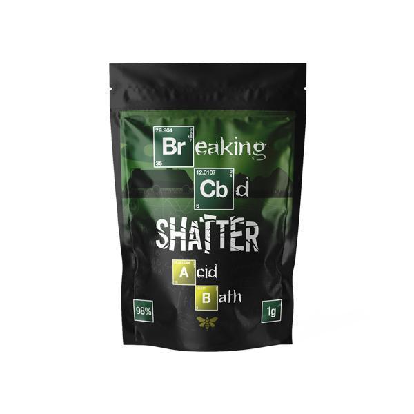 Breaking CBD 98% CBD Shatter - 1g - remedykartelcbd1stop