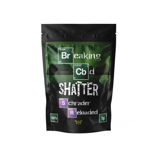 Breaking CBD 98% CBD Shatter - 1g - remedykartelcbd1stop