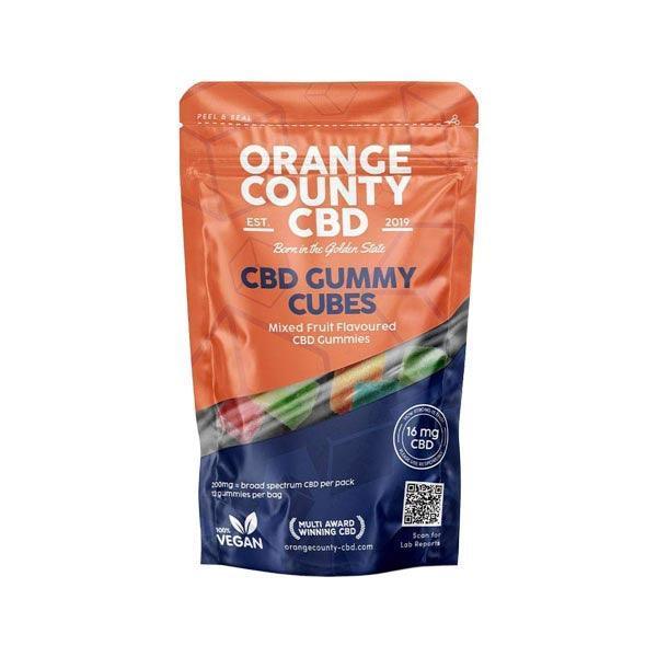 Orange County CBD 200mg Gummy Cubes - Grab Bag - remedykartelcbd1stop