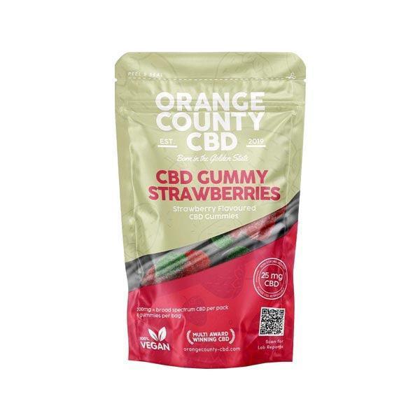 Orange County CBD 200mg Gummy Strawberries - Grab Bag - remedykartelcbd1stop
