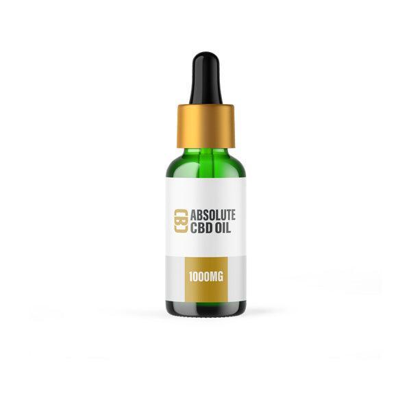 CBD Asylum 1000mg Absolute CBD Oil 20ml (BUY 1 GET 2 FREE) - remedykartelcbd1stop