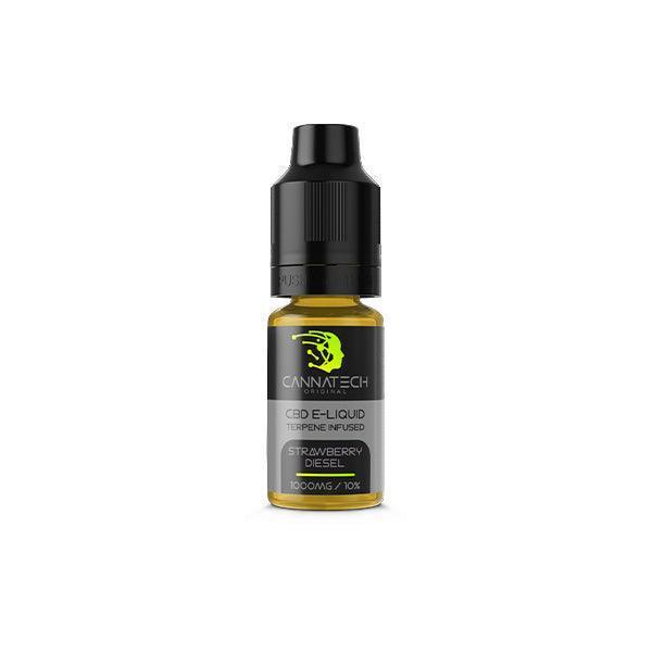Cannatech 250mg Terpene Infused CBD E-liquid 10ml (70PG/30VG) - remedykartelcbd1stop