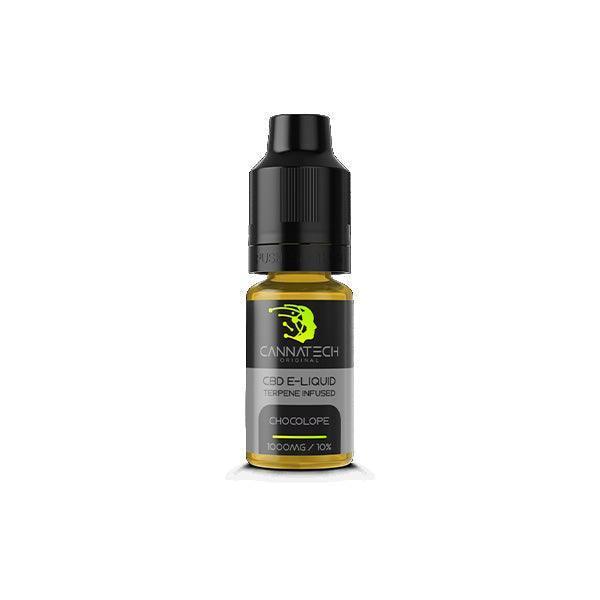 Cannatech 500mg Terpene Infused CBD E-liquid 10ml (70PG/30VG) - remedykartelcbd1stop
