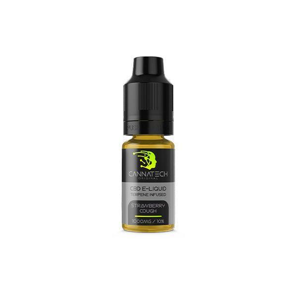 Cannatech 500mg Terpene Infused CBD E-liquid 10ml (70PG/30VG) - remedykartelcbd1stop
