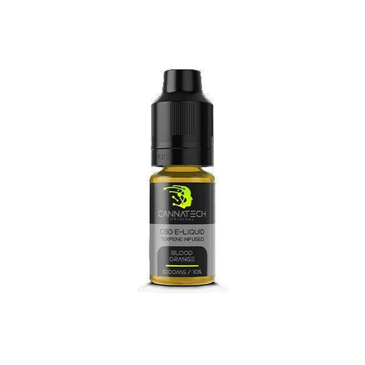 Cannatech 1000mg Terpene Infused CBD E-liquid 10ml (70PG/30VG) - remedykartelcbd1stop