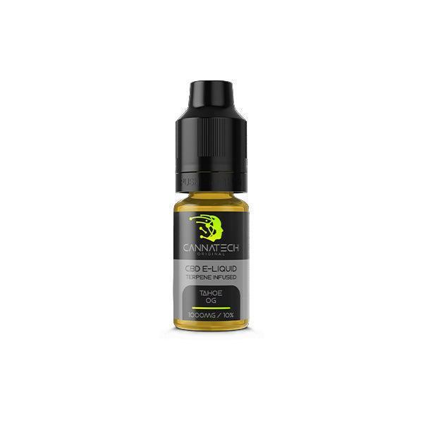 Cannatech 1000mg Terpene Infused CBD E-liquid 10ml (70PG/30VG) - remedykartelcbd1stop