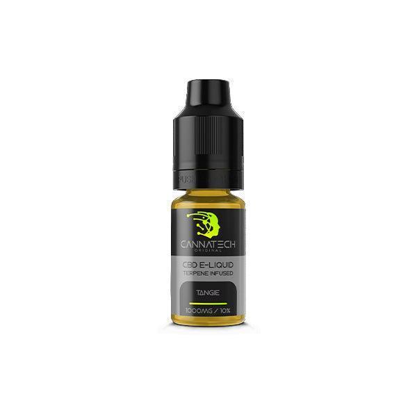 Cannatech 1000mg Terpene Infused CBD E-liquid 10ml (70PG/30VG) - remedykartelcbd1stop