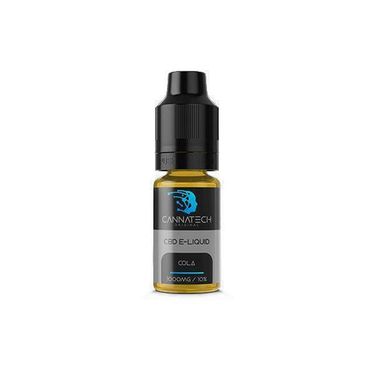 Cannatech 500mg CBD Isolate CBD E-liquid 10ml (70PG/30VG) - remedykartelcbd1stop