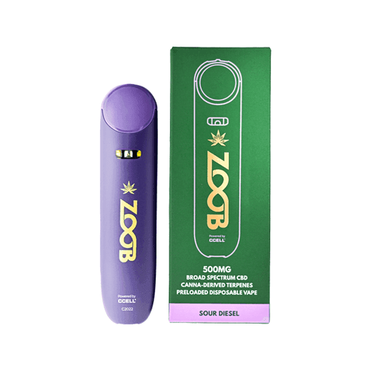 Zoob 500mg Broad Spectrum CBD Vape Pen - remedykartelcbd1stop