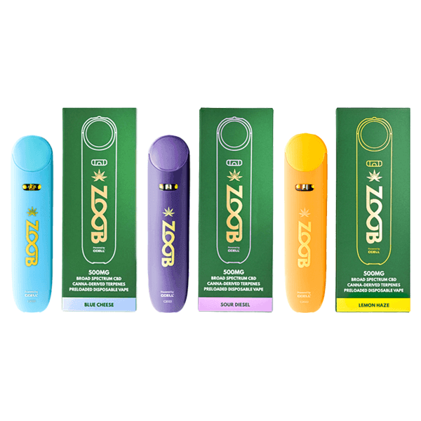Zoob 500mg Broad Spectrum CBD Vape Pen - remedykartelcbd1stop