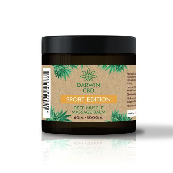 Darwin CBD 3000mg CBD Sport Edition Massage Balm - 60ml - remedykartelcbd1stop