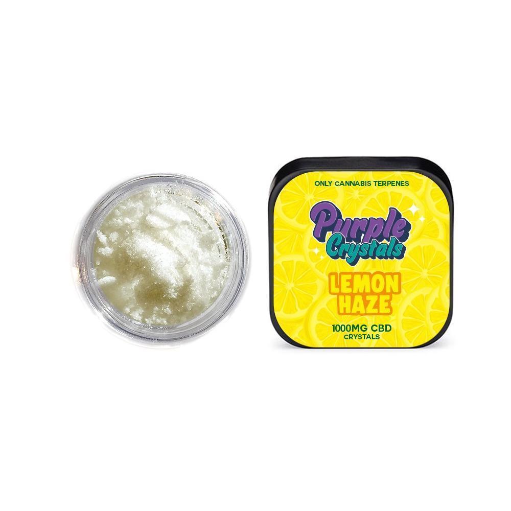 Purple Crystals by Purple Dank 1000mg CBD Crystals - Lemon Haze - remedykartelcbd1stop