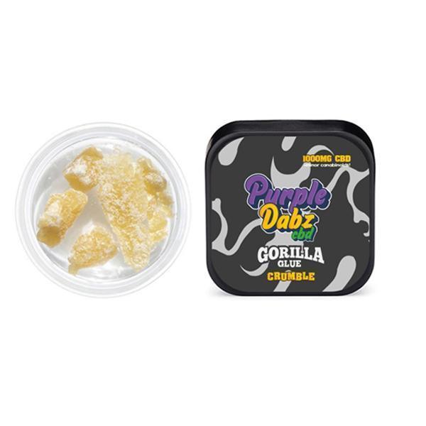 Purple Dabz by Purple Dank 1000mg CBD Crumble - Gorilla Glue - remedykartelcbd1stop