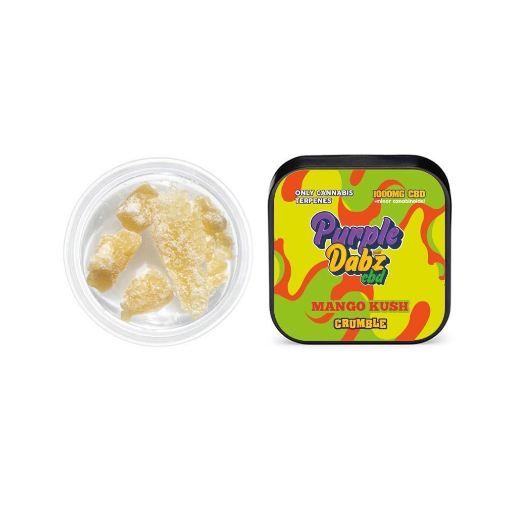 Purple Dabz by Purple Dank 1000mg CBD Crumble - Mango Kush - remedykartelcbd1stop
