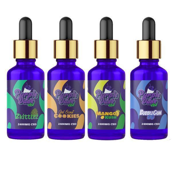 Purple Dank CBD Flavoured CBD Oil 2400mg CBD Oil 30ml - remedykartelcbd1stop