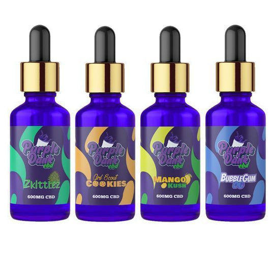 Purple Dank CBD Flavoured CBD Oil 600mg CBD Oil 30ml - remedykartelcbd1stop