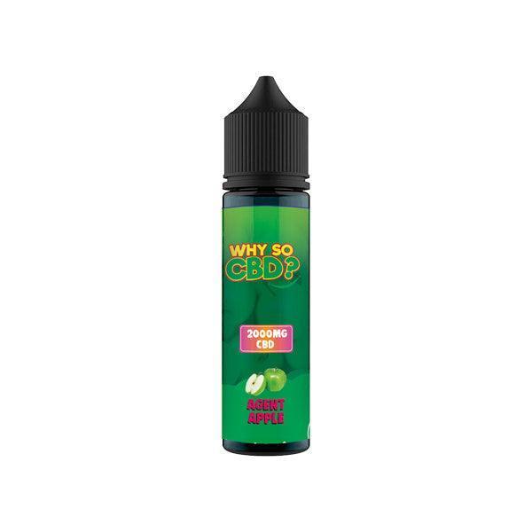 Why So CBD? 2000mg Full Spectrum CBD E-liquid 60ml - remedykartelcbd1stop