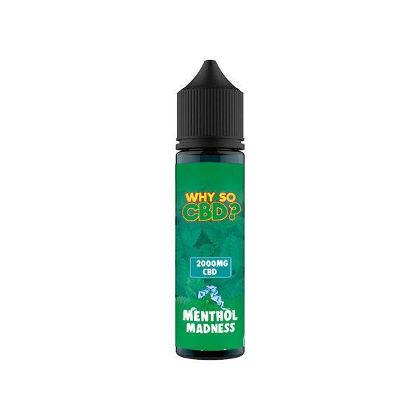 Why So CBD? 2000mg Full Spectrum CBD E-liquid 60ml - remedykartelcbd1stop