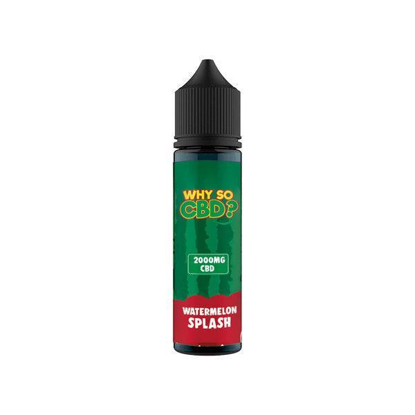 Why So CBD? 2000mg Full Spectrum CBD E-liquid 60ml - remedykartelcbd1stop