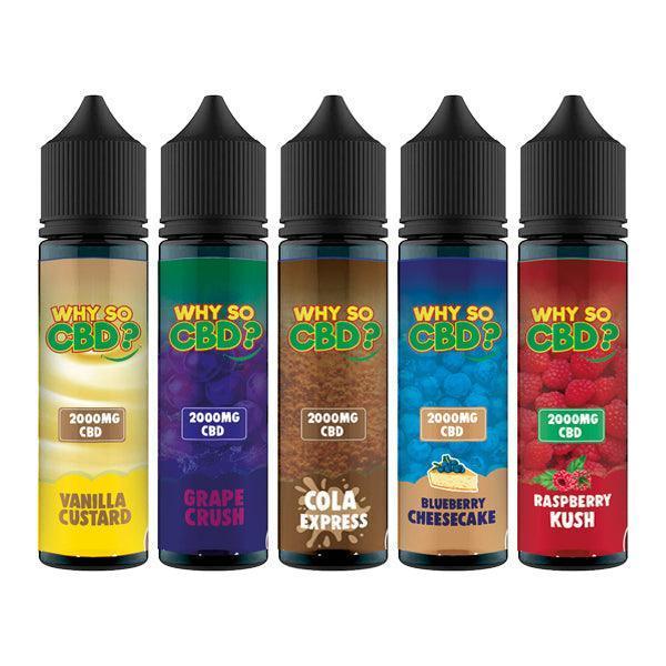 Why So CBD? 2000mg Full Spectrum CBD E-liquid 60ml - remedykartelcbd1stop