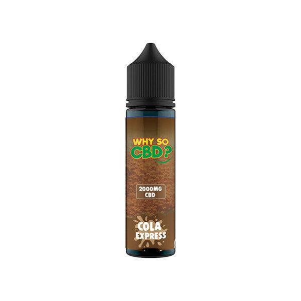 Why So CBD? 2000mg Full Spectrum CBD E-liquid 60ml - remedykartelcbd1stop