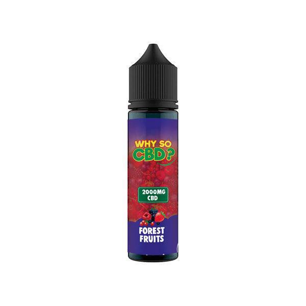 Why So CBD? 2000mg Full Spectrum CBD E-liquid 60ml - remedykartelcbd1stop